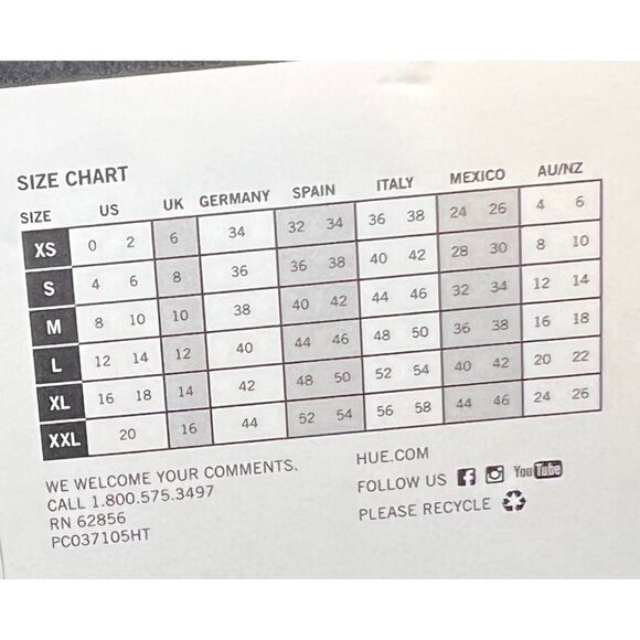 HUE Sleek Effects Black Crocodile Skin Design Soft Stretch Leggings Sz S NWT - Picture 12 of 16